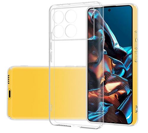 Coque pour Xiaomi Redmi K70E 5G / Poco X6 Pro 5G - housse etui silicone gel fine + verre trempe - TRANSPARENT TPU - htdmobiles
