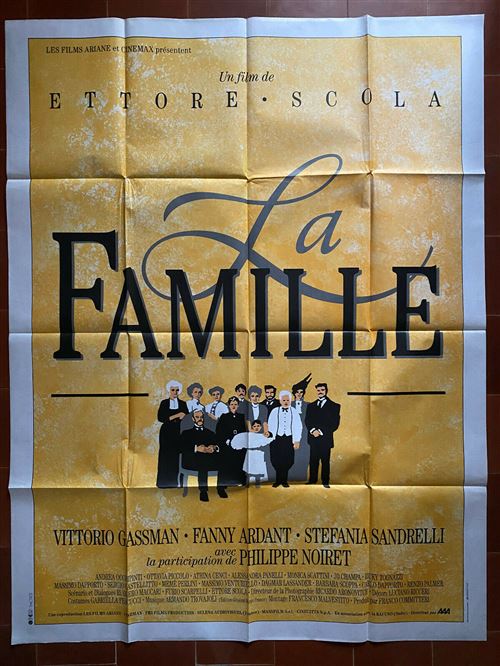 Affiche de Cinéma Originale - La Famille - Philippe NOIRET - 116x158cm