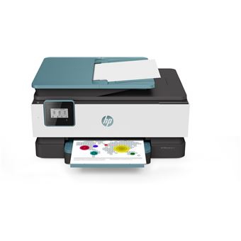 Imprimante Tout-en-un HP Officejet 8015 Blanc et gris