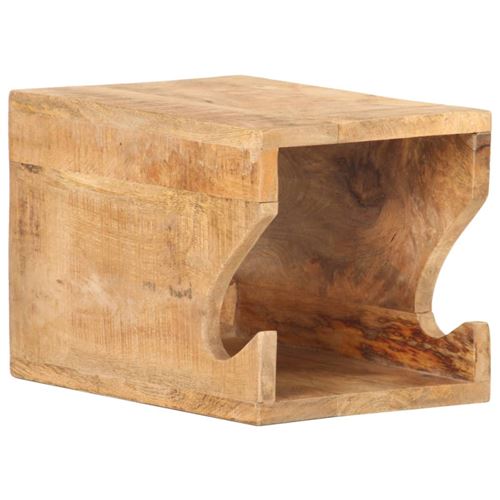 vidaXL Support mural de vélos 35x25x25 cm Bois de manguier brut solide