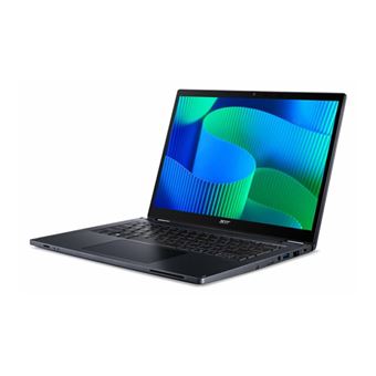 Acer TravelMate P4 Spin 14 TMP414RN-54-TCO - Conception inclinable - Intel Core Ultra 5 - 125U / jusqu'à 4.3 GHz - Win 11 Pro - Intel Graphics - 32 Go RAM - 512 Go SSD NVMe - 14" IPS écran tactile 1920 x 1200 - Gigabit Ethernet - Wi-Fi 6E, Bluetooth - b