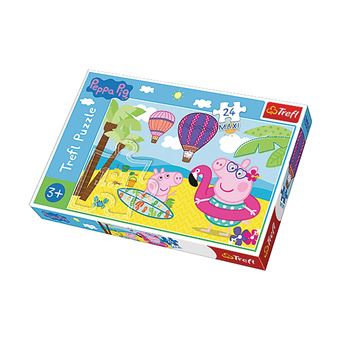 Puzzle en bois Peppa Pig dès 3 ans 2x25 pièces