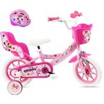 Vélo Enfant 14 Pouces MINUS ONE – Cadre Acier, Frein Main Et Coaster, Roues Auxiliaires, Cloche, Pour Filles Et Garçons