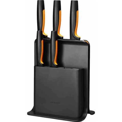 Fiskars - 1057554 Bloc de lames de forme fonctionnelle avec 5 couteaux, plastique
