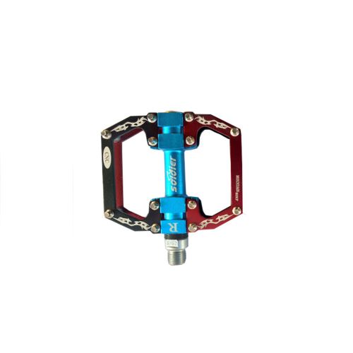 SOLDAT VTT Plate-forme Pédale plat en alliage d'aluminium Palin Pédale anti-dérapage BT046