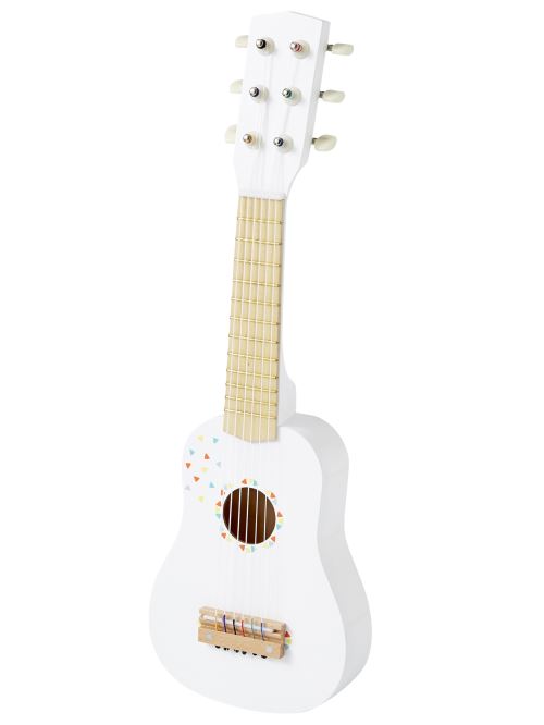 VERTBAUDET Guitare en bois Blanc TU VERTBAUDET Guitare en bois Blanc TU