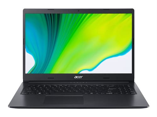Acer Aspire 3 A315-23-A39D - AMD 3000 Series - 3020E / 1.2 GHz - Windows 10 Home 64 bits en mode S - Radeon Graphics - 4 Go RAM - 128 Go SSD - 15.6" 1920 x 1080 (Full HD) - Wi-Fi 5 - noir charbon - clavier : Français