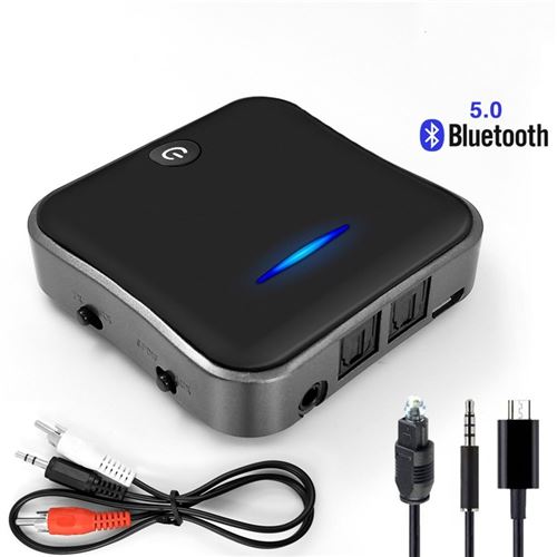 7 08 Sur Adaptateur Audio Sans Fil Bluetooth 5 0 Emetteur Sans Fil 2 En 1 Recepteur Tv Optique Numerique Recepteur Audio Bluetooth Spdif Avec Csr8675 Aptx Hd Adaptateur Tnt Achat Prix Fnac