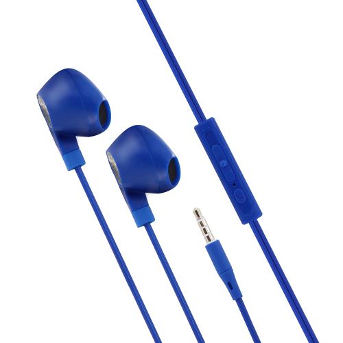 Ecouteurs intra auriculaire avec micro 1,2 m - bleu - 493160 MOOOV®