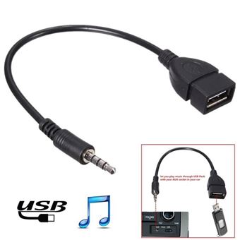 Adaptateur prise jack audio 3.5 mm à USB femelle - Adaptateur et  convertisseur - Achat & prix