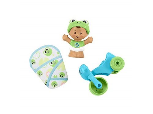 Fisher Price Mattel Little People - Bundle 'n Play - GKY41 - Figurine bébé 6cm + Accessoires