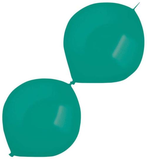 Amscan ballons pendulaires 15 cm en latex métallisé vert mer 100 pièces