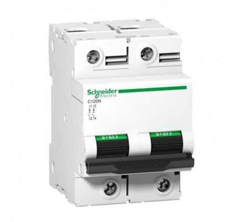 Schneider Electric Disjoncteur 100 A - C120n - 2P - Courbe C - 10 Ka