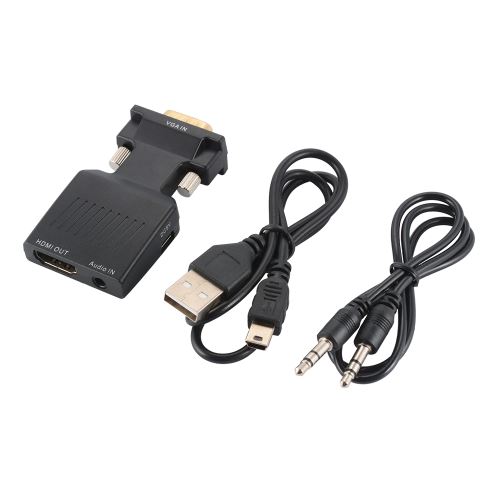 Convertisseur VGA vers HDMI Convertisseur pour PC / DVD XCSOURCE