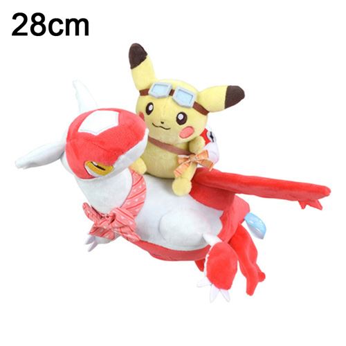 Peluche Pokémon Latias Tomy 28 cm - Rouge