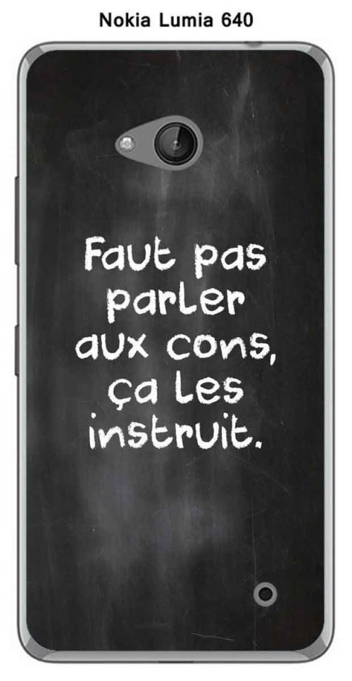 Coque Citation tableau-4 pour Nokia Lumia 640