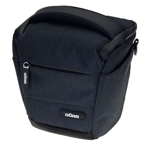 Dörr 456530 Halfter Motion Fototasche Für 1x Dslr Kamera Mit Objektiv/1x Systemkamera Mit 2x Objektiven/kleinzubehör (größe: L) Schwarz