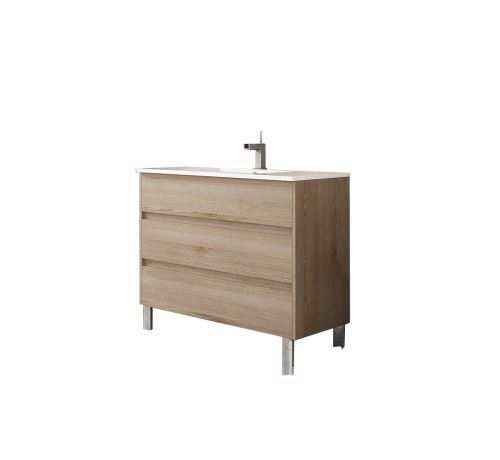 Meuble de salle de bain TENERIFE 100cm bois clair