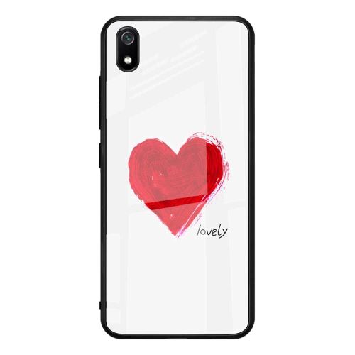 Coque en TPU verre à motif soft edge hybride charmant pour votre Xiaomi Redmi 7A
