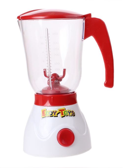 Eddy Toys mixeur rouge/blanc 21 cm