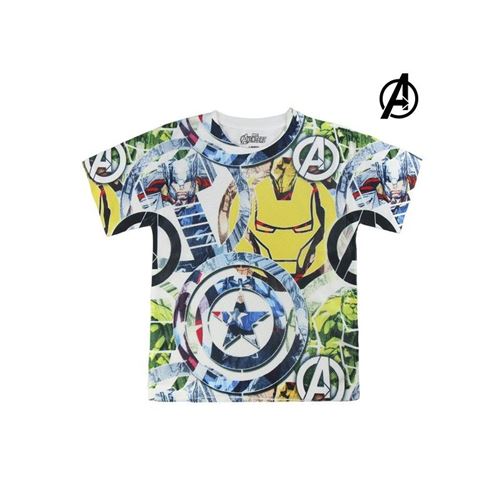 T shirt à manches courtes Enfant The Avengers 72636 (Taille 8 ans)
