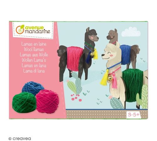 Kit créatif - Lamas en laine