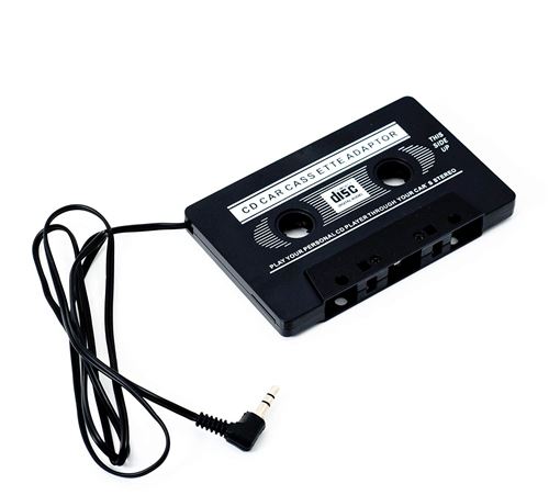 Adaptateur cassette audio voiture à prise jack 3,5 mm pour iPod
