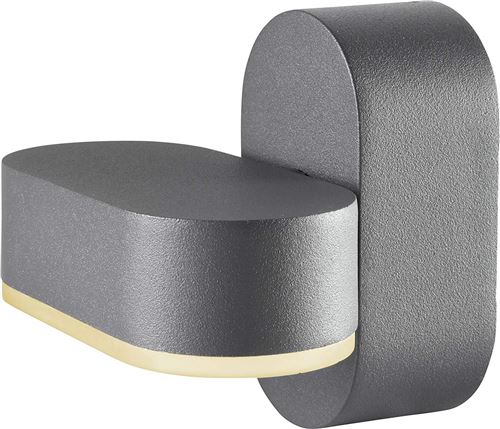 POLARLITE LED-Wandleuchte Warm-blanc Spot Dunkel-Grau