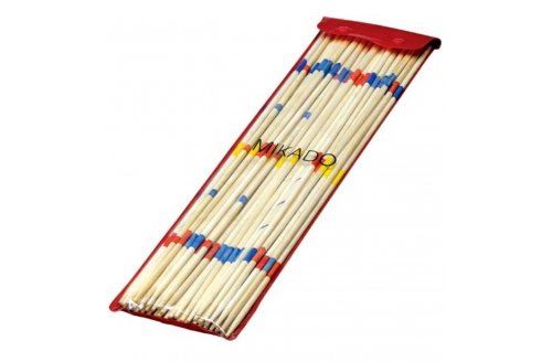 Angel Toys - 340725 - Jeu De Soci&eacute;t&eacute; - Mikado En Bois 50 Cm - Pochette Plastique