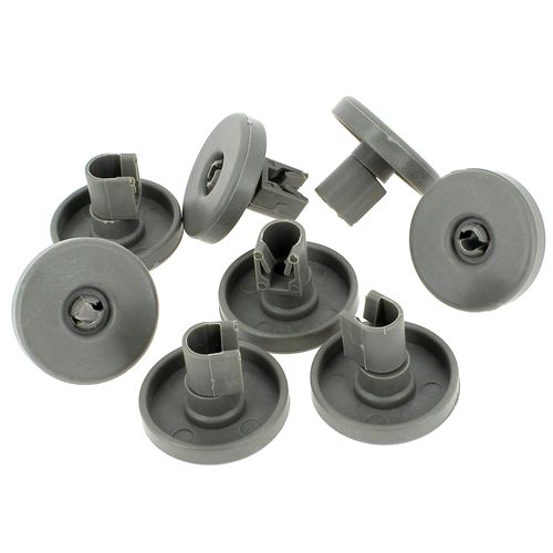 Electrolux Jeu de 8&nbsp;roulettes pour panier inf&eacute;rieur de lave-vaisselle Gris