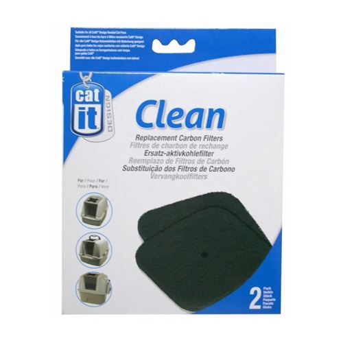 Recharge 2 filtres charbon pour maison de toilette