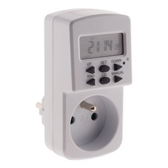 Mini programmateur digital hebdomadaire - Blanc - Otio - 1