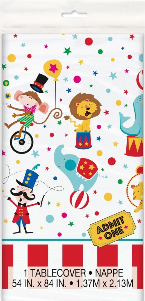 Unique nappe de cirque 137 x 213 cm multicolore