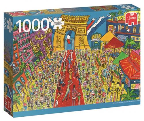 Puzzle 1000 Pièces : Arc de Triomphe, Paris, Jumbo