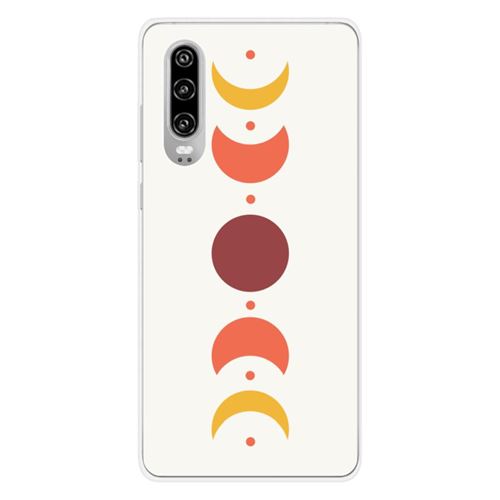 Coque en silicone imprimée compatible Huawei P30 Eclipse