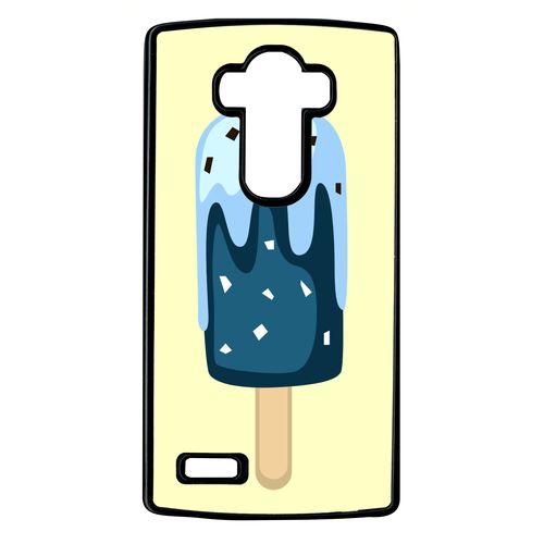 Coque Lg G4 Glace Baton Bleu