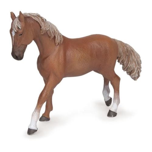 PAPO Figurine Jument pur-sang anglaise alezan