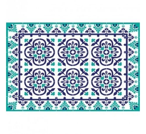 Tapis Palais bleu, Mosaiko - Taille - 50 x 100 cm