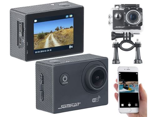 Caméra sport UHD étanche DV-3717 avec wifi et capteur Sony