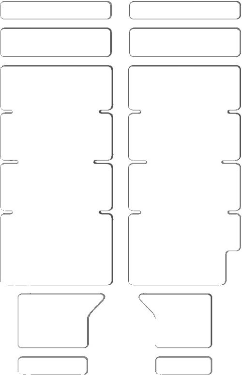 Lizard Skins garde fourche avant 269 mm transparent transparent 10 pièces