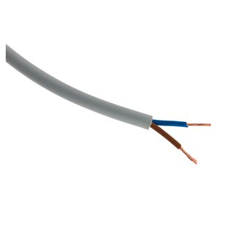 Zenitech - Câble électrique H05VV-F 2x1,5mm² gris - 25m - 1