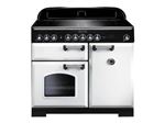 Falcon Classic Deluxe 100 - Cuisinière (four à deux étages) - pose libre - largeur : 99.4 cm - profondeur : 67.2 cm - hauteur : 90.5 cm - classe A - blanc