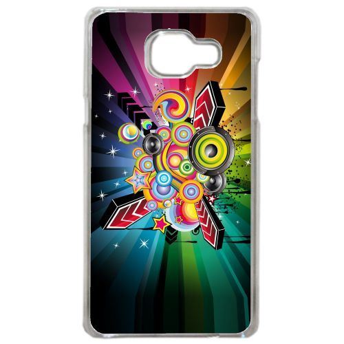 Coque Tag Music Compatible Samsung Galaxy A3 2016 Transparent
