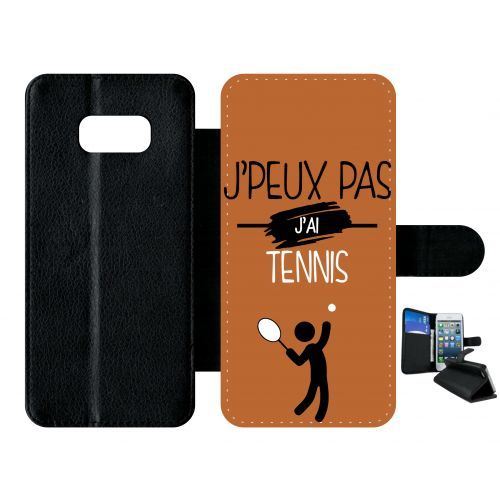 Etui à rabat samsung galaxy s8+ plus j peux pas j ai tennis 8