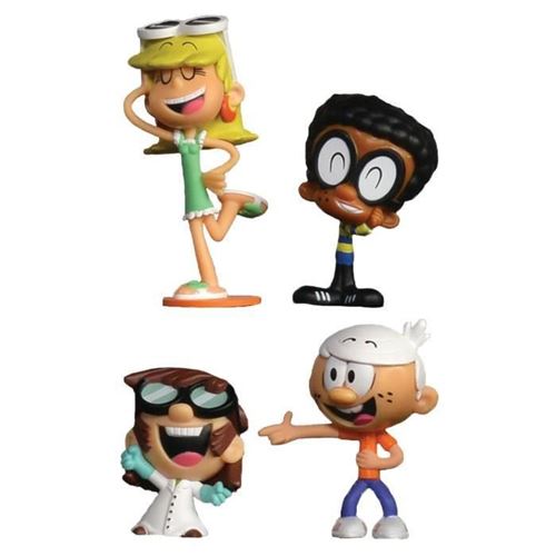 Bienvenue chez les Louds - Pack de 4 figurines 8 cm