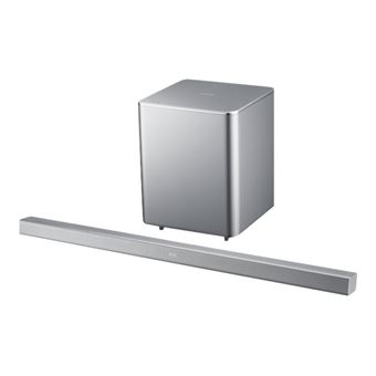 Samsung HW-H551 - Système de barre audio - pour home cinéma - Canal 2.1 - sans fil - Bluetooth - 320 watt (Totale) - 1