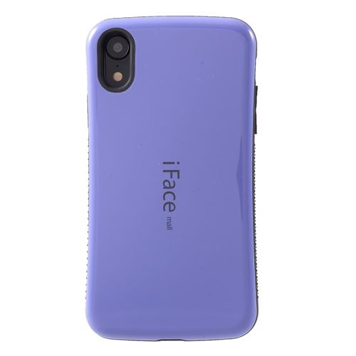 Coque en TPU hybride violet pour votre Apple iPhone XR 6.1 inch