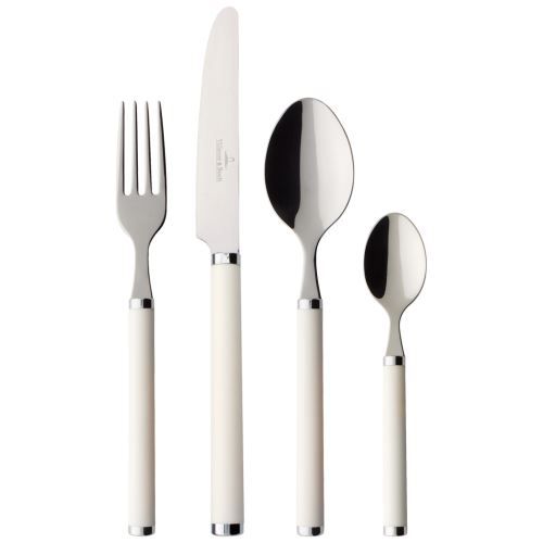Villeroy & Boch - Play! White Pearl couverts de table 24 pièces