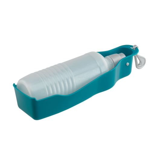 Comparer les prix de Ferplast Ferplast Gourde en plastique robuste chien promenade portable refermable Bleu