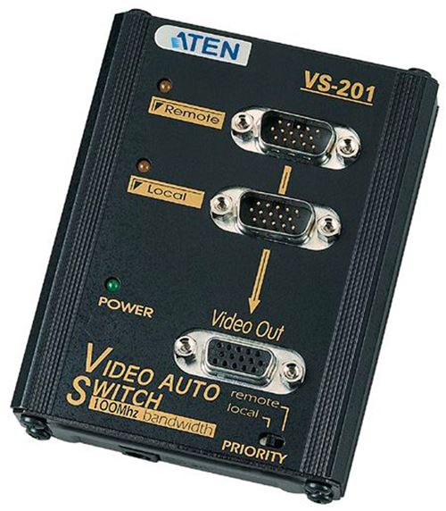 VS 201 - monitorschakelaar - 2 poorten
